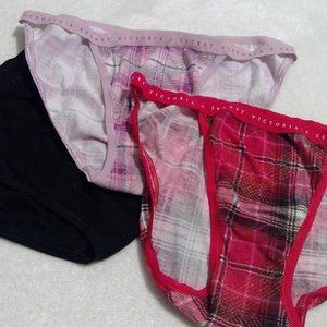 Victoria Secret panty lot of 3
